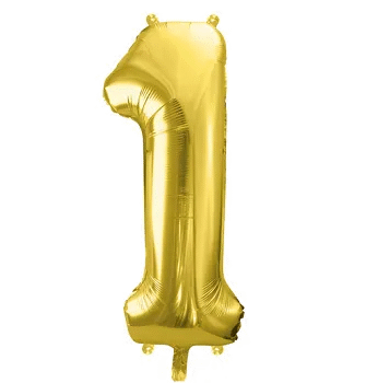 Balon Foliowy Cyfra - złota